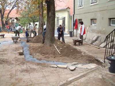 Udvarrendezés a 72 óra kompromisszum nélkül ökumenikus program keretein belül