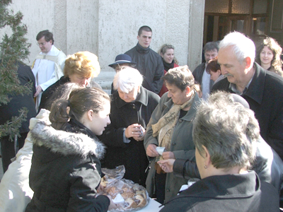 Rendhagyó templomi gyűjtés