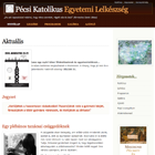 Pécsi Katolikus Egyetemi Lelkészség honlapja