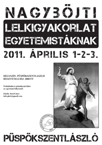 Nagyböjti lelkigyakorlat egyetemistáknak